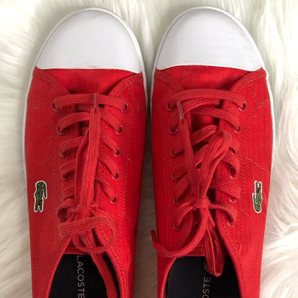 LACOSTE Red Sneakers Ziane